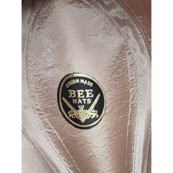 Bee Hats Fedora Men's M‎ White Custom Made In USA - Picture 6 of 7